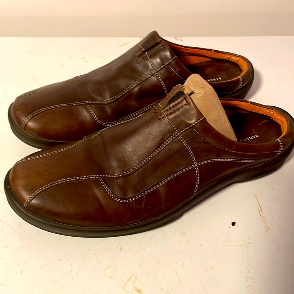 Banana Republic Leather Slip On Shoe